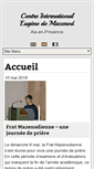 Mobile Screenshot of centremazenod.org